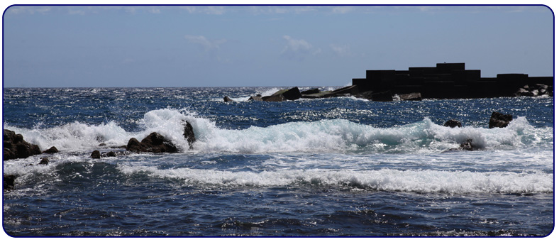 Atlantische Oceaan bij Los Cancajos